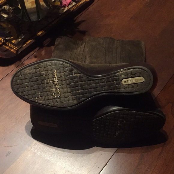 Cole Haan Nike Air Chelsea Wedge Heel Boot 8.5 - Picture 2 of 5